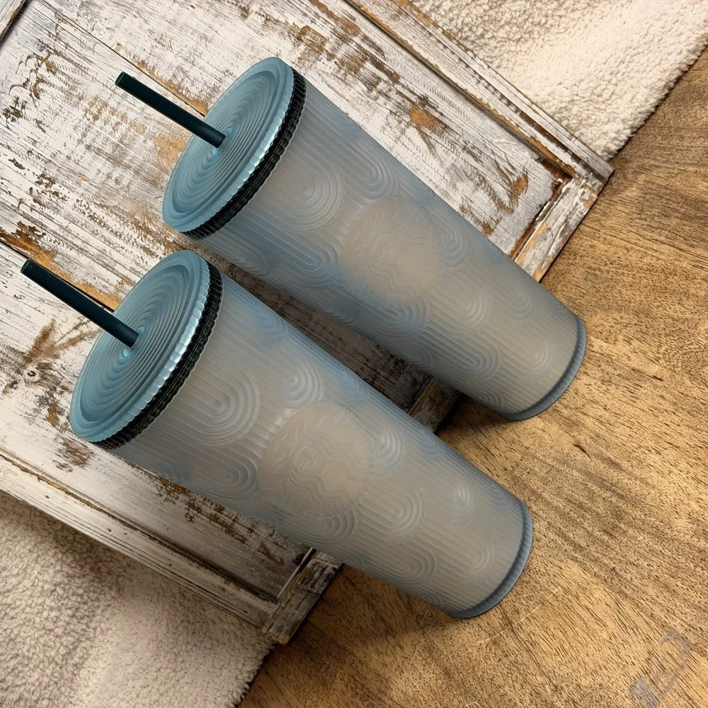 Starbucks 2024 Anniversary Soft‎ Touch Mint Green Venti Tumbler 24oz Mermaid